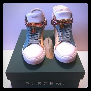 Buscemi-Men’s 100mm Mix High-Top Sneaker